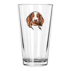 The Bracco Italiano Bird Dog Pint Glass