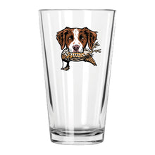 The Brittany Bird Dog Pint Glass