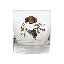 |Brown Chessie with a Snow Goose