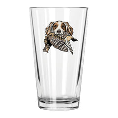 The English Setter Bird Dog Pint Glass