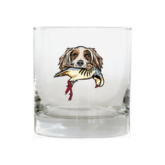 |English Setter with a Chukar