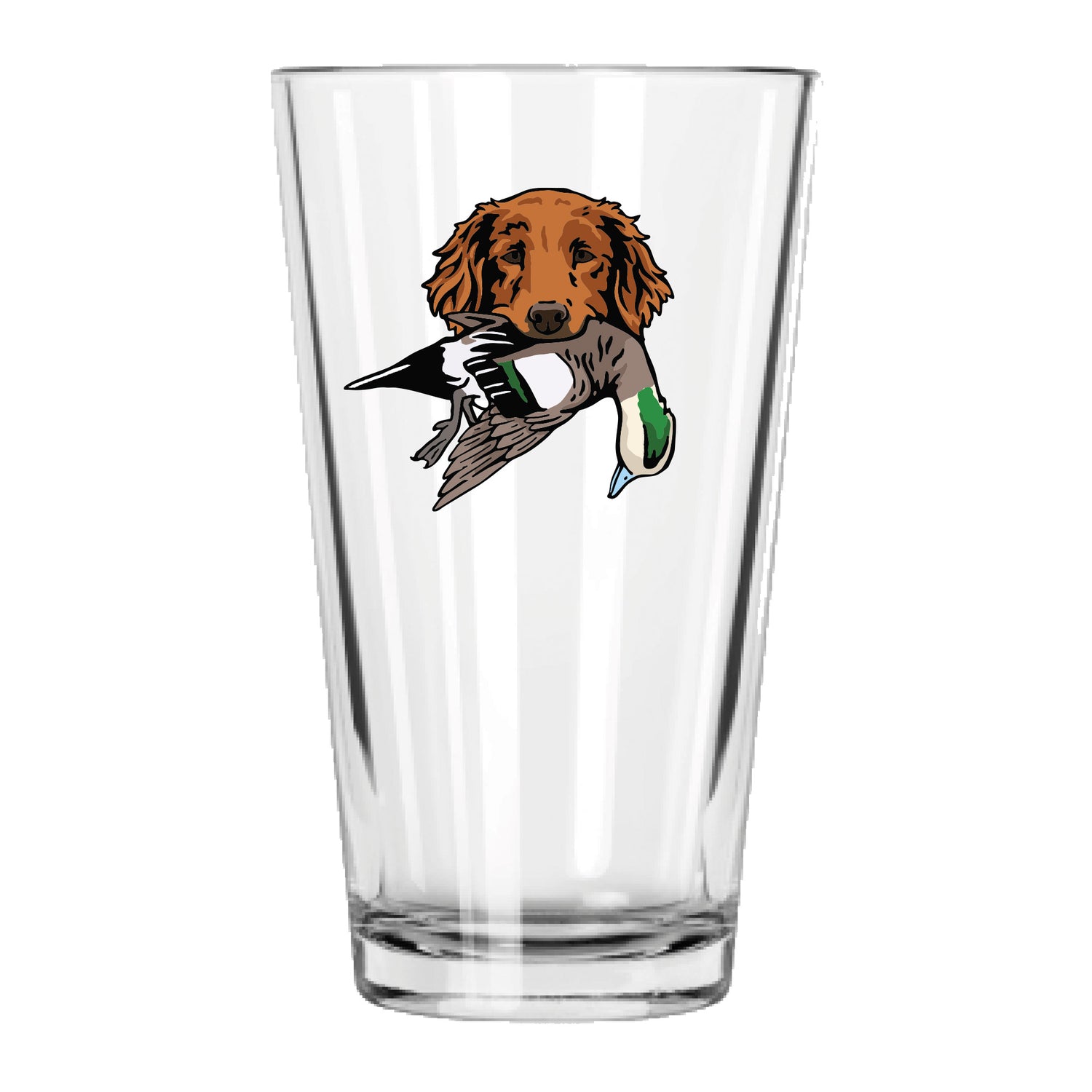 The Golden Retriever Bird Dog Pint Glass