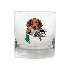 |Golden Retriever with a Mallard