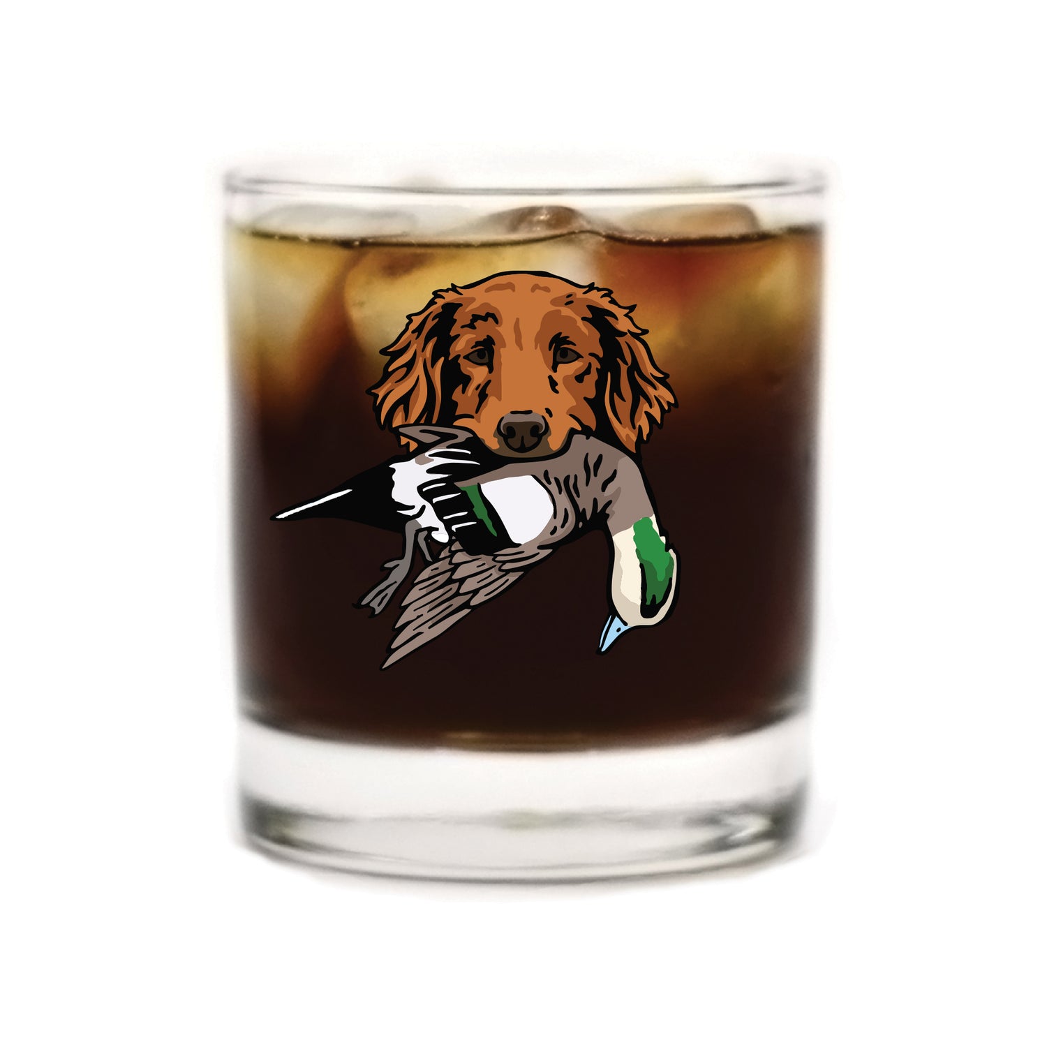 |Golden Retriever with a Wigeon