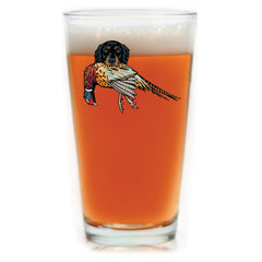The Gordon Setter Bird Dog Pint Glass
