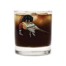 The Gordon Setter Bird Dog Whiskey Glass