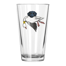 |Black Lab with a Snow Goose