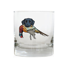 |Black Lab with a Pheasant