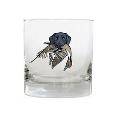 |Black Lab with a Pintail