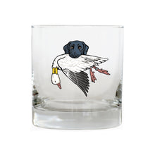 |Black Lab with a Snow Goose