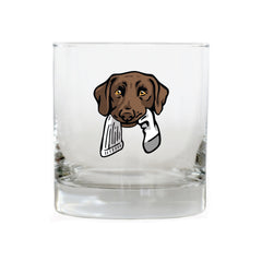 |Chocolate Lab with a Sock