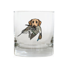 |Yellow Lab with a Pintail