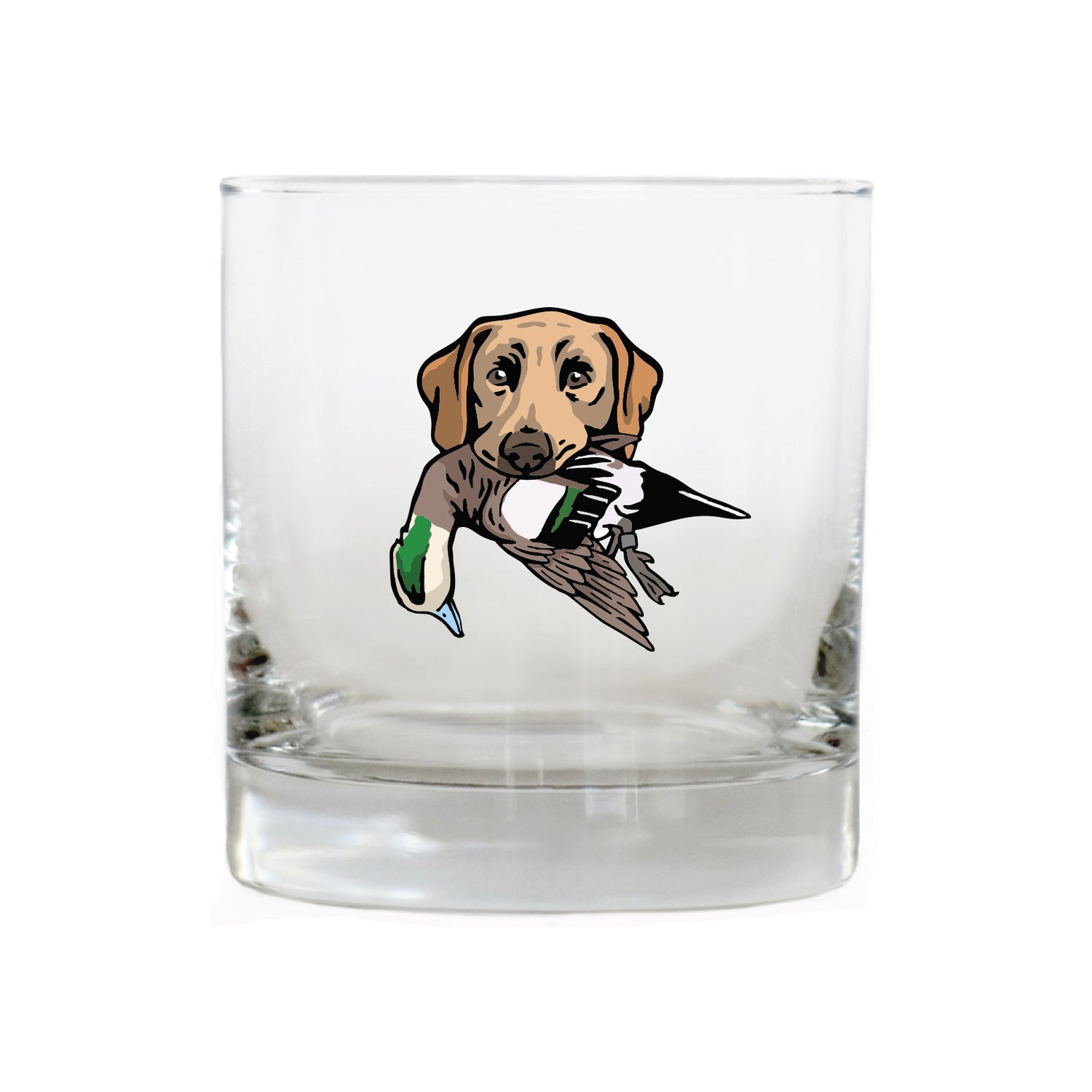 |Yellow Lab with a Wigeon