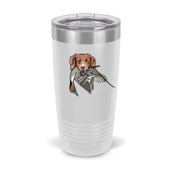The Nova Scotia Duck Tolling Retriever Bird Dog Coffee Tumbler