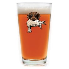 |Pudelpointer with a Sharp-Tailed Grouse