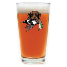 |Pudelpointer with a Wigeon