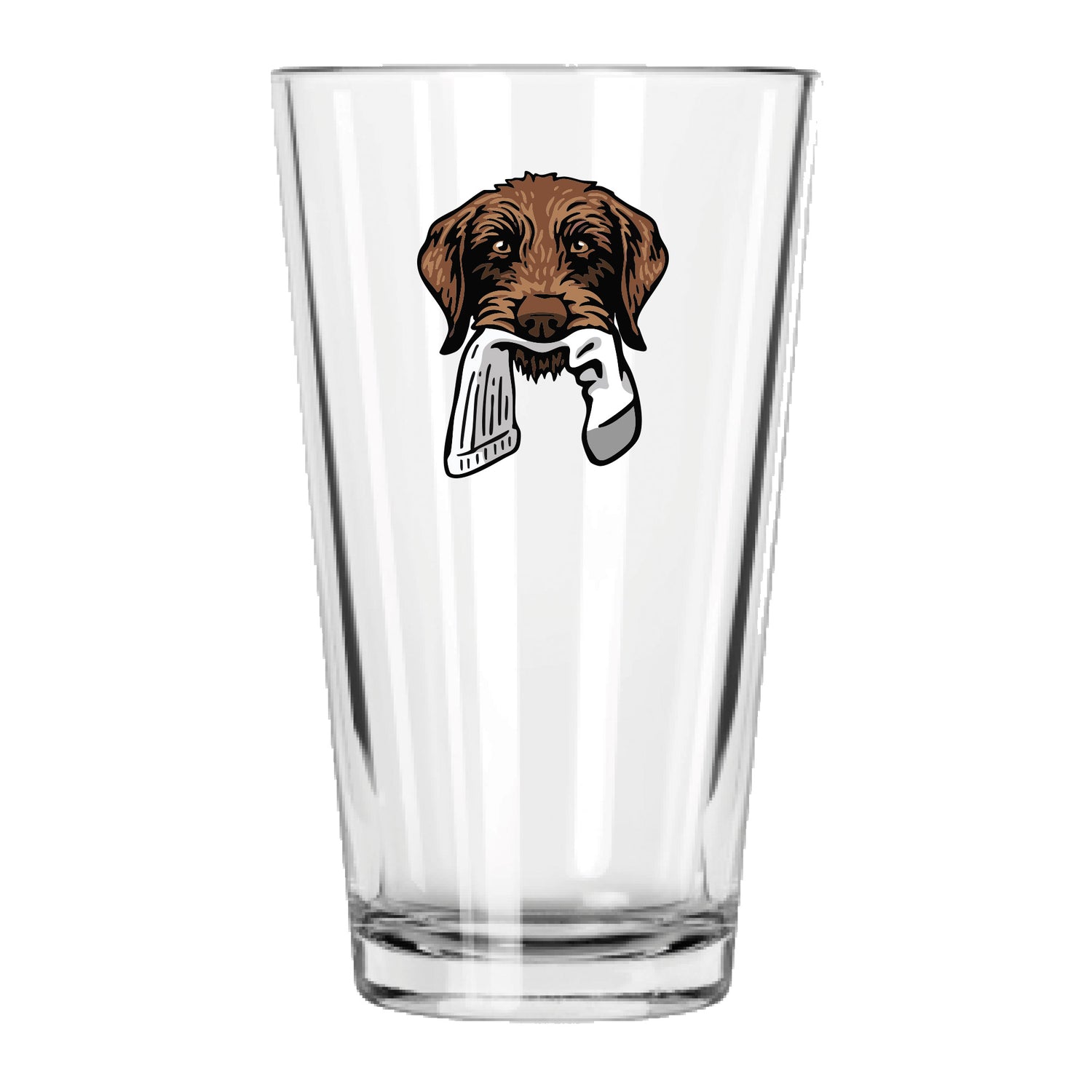 |Pudelpointer with a Sock