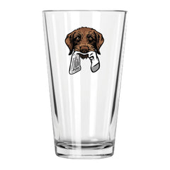 |Pudelpointer with a Sock