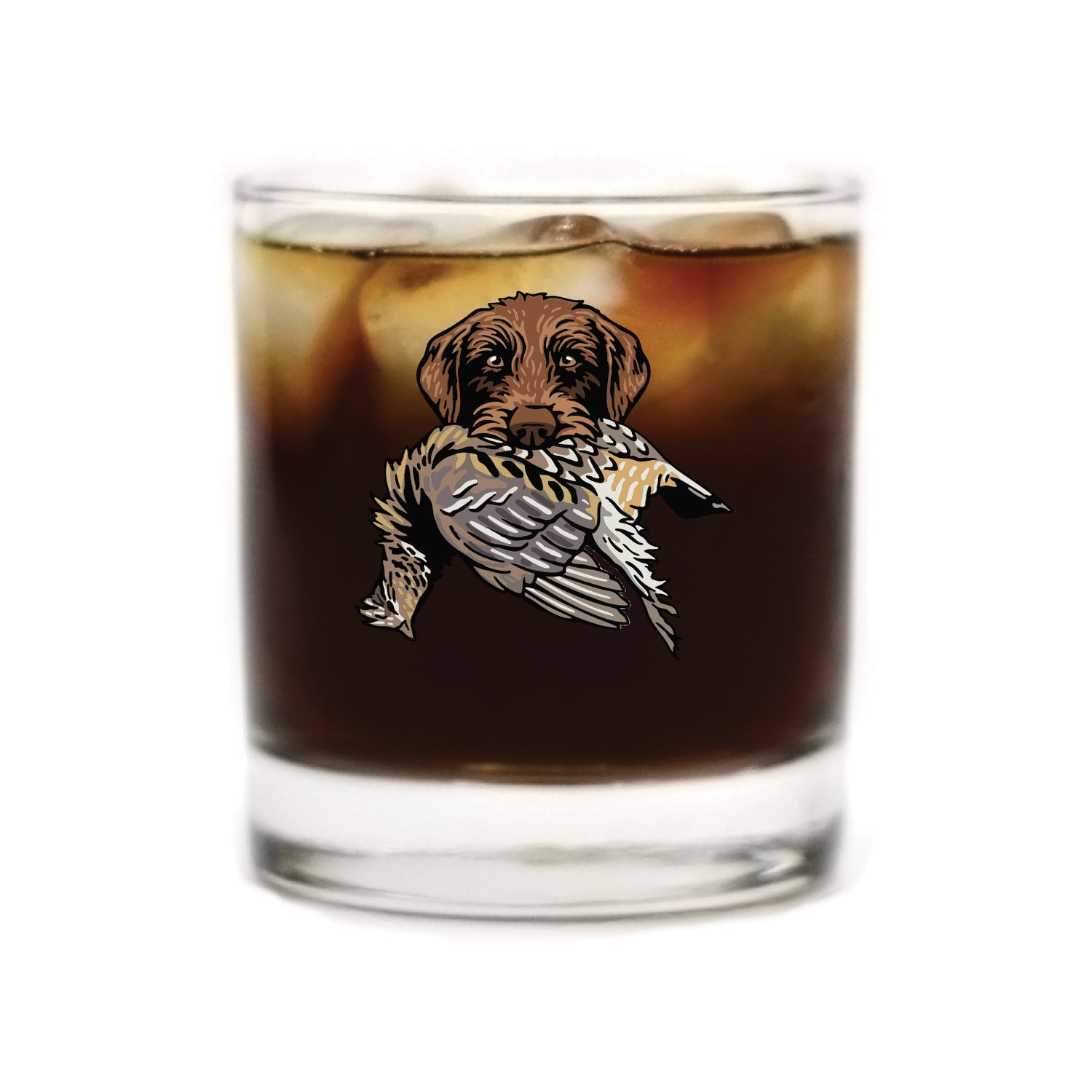 |Pudelpointer with a Ruffed Grouse