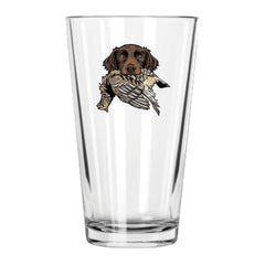 The Small Munsterlander Bird Dog Pint Glass