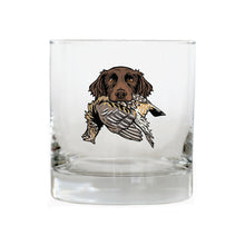 The Small Munsterlander Bird Dog Whiskey Glass