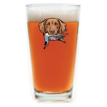 The Vizsla Bird Dog Pint Glass