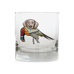 |Weimaraner with a Pheasant