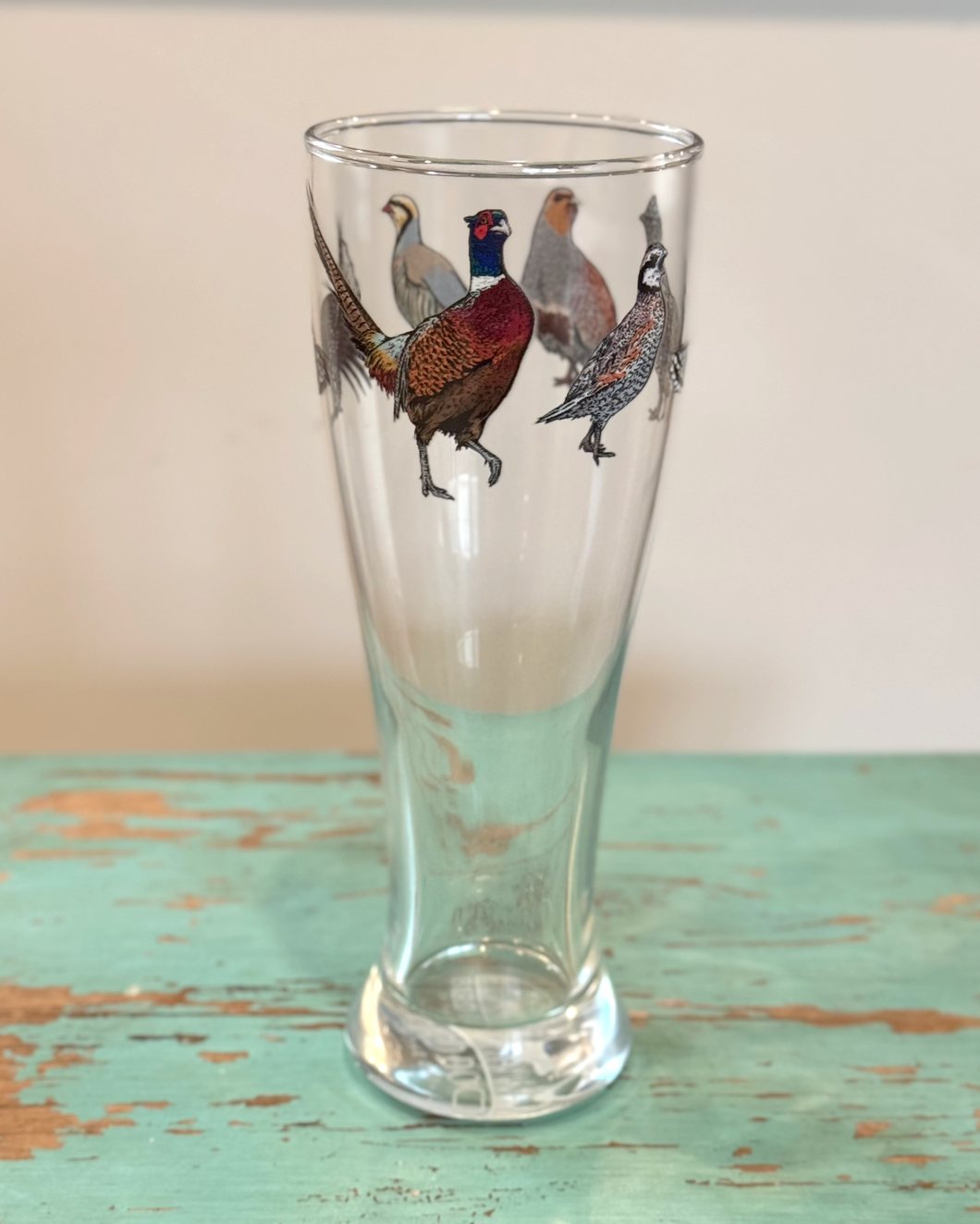 Upland Gamebirds Pilsner Glass