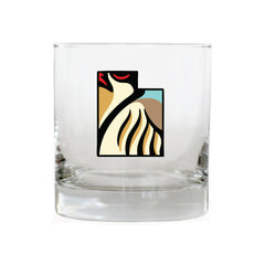 Utah Chukar Whiskey Glass