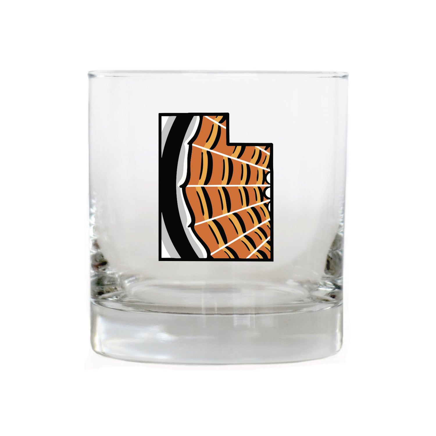 Utah Ruffed Grouse Whiskey Glass