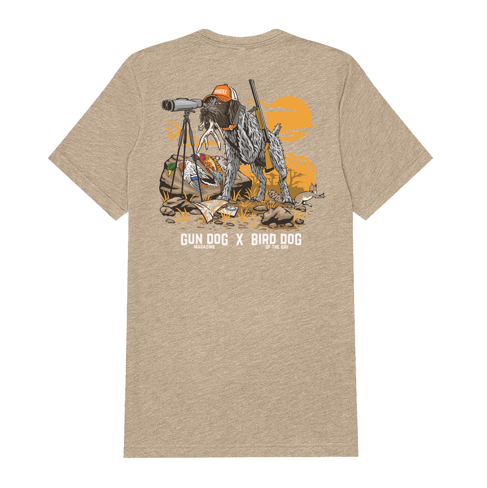 BIRDOGもーりーしゅーと　しゅーとユニホーム versatile-bird-dog-shirt-tan.
