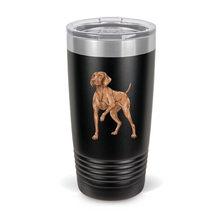 Load image into Gallery viewer, 20 oz Vizsla Dog Tumbler
