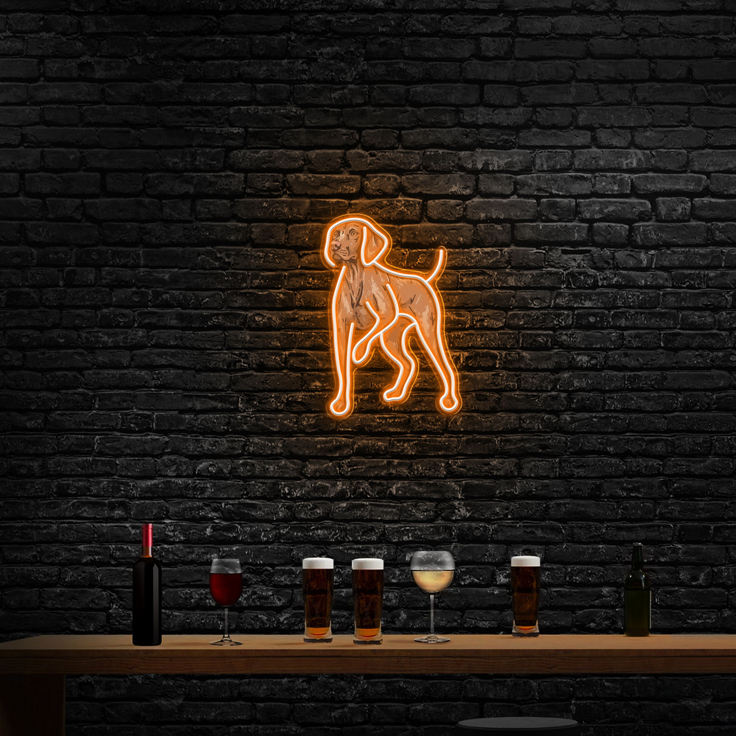 Vizsla LED Neon Sign