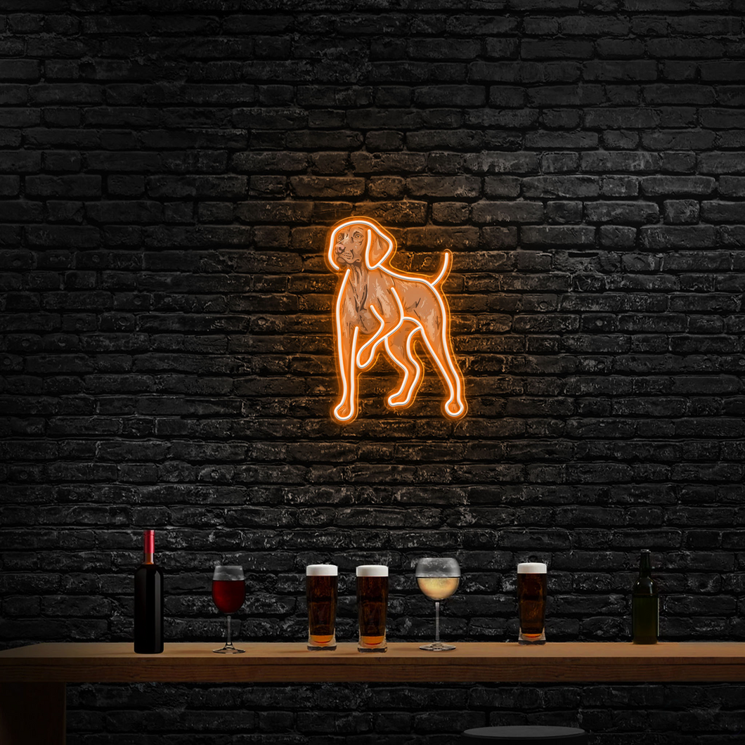 Vizsla Neon Sign