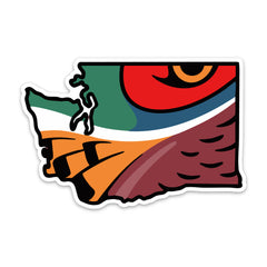 Washington Pheasant Decal Sticker