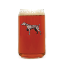 Load image into Gallery viewer, Weimaraner Beer Can Glass
