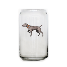 Load image into Gallery viewer, Weimaraner Beer Can Glass
