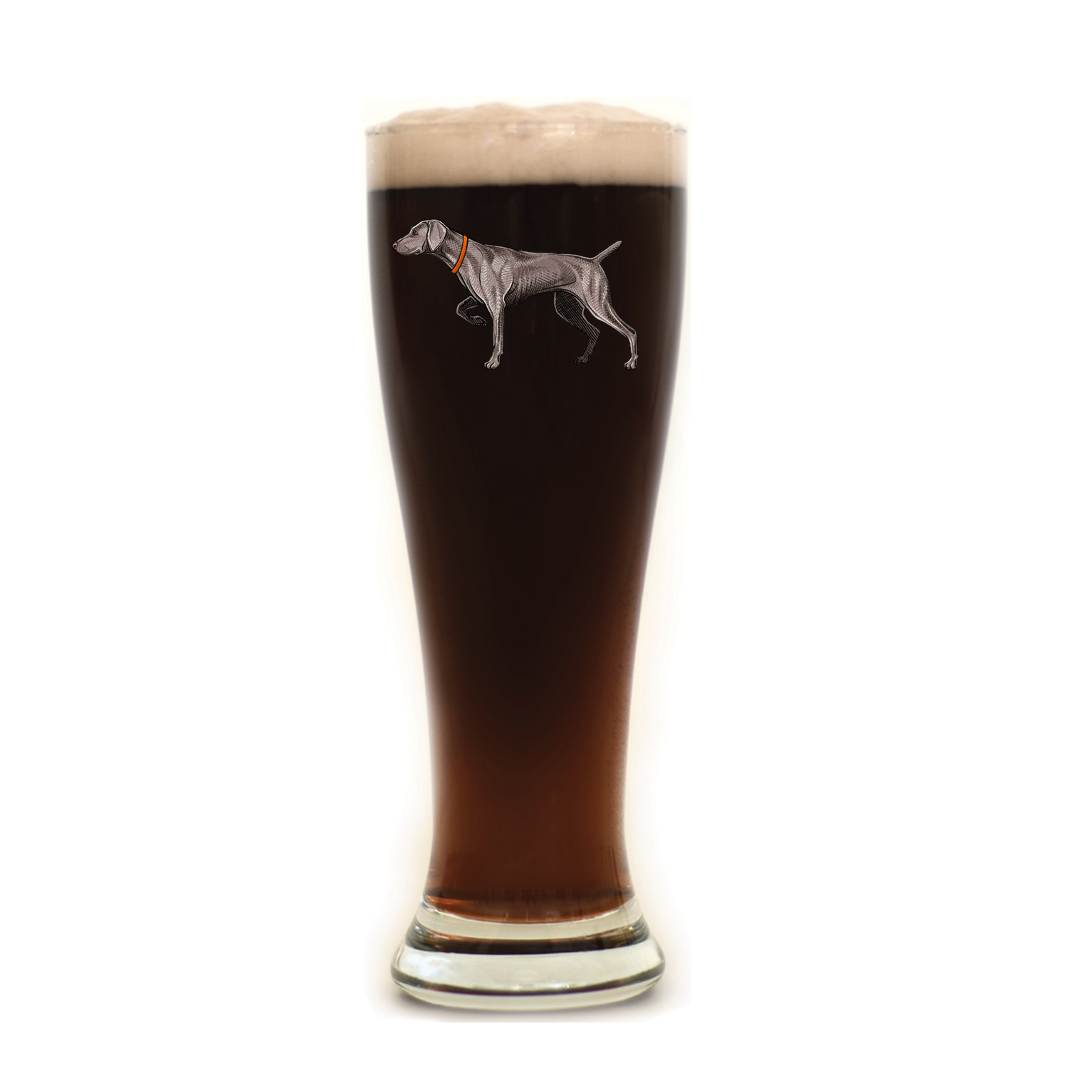 Weimaraner Pilsner Glass