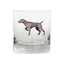 Load image into Gallery viewer, Weimaraner Whiskey Glass

