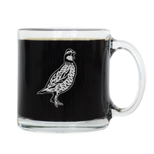 Load image into Gallery viewer, Bobwhite Quail Glass Coffee Mug
