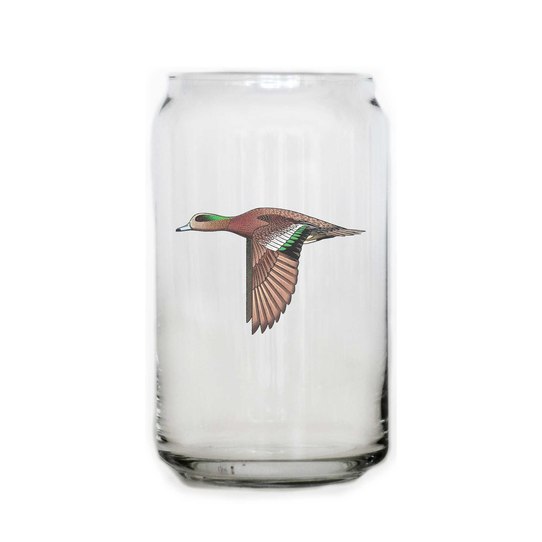 wigeon beer can glass