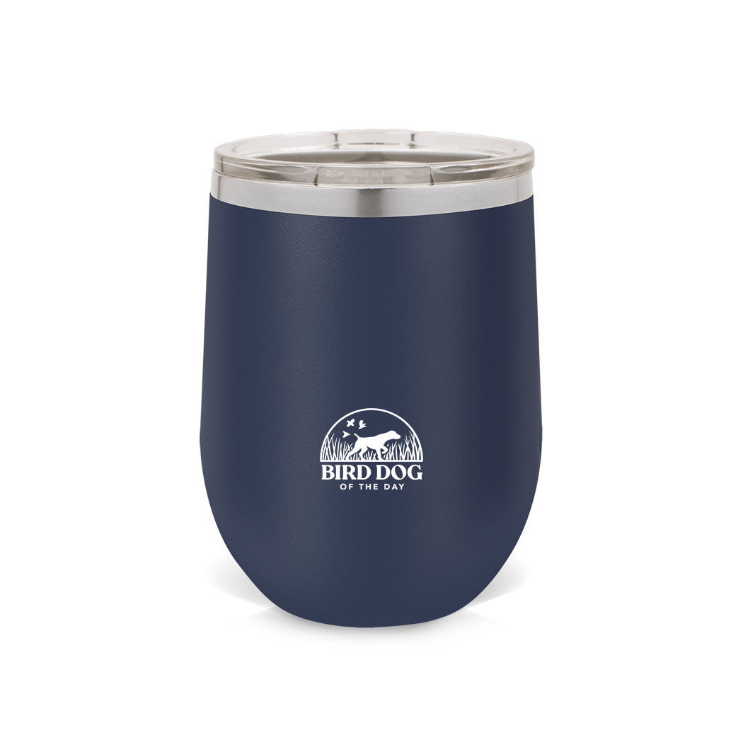 Bird Dog of the Day Prairie Chicken Wine Tumbler - Thumbnail 2
