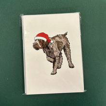 Load image into Gallery viewer, Wirehaired Pointing Griffon Christmas Cards - Set of 12
