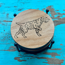 Load image into Gallery viewer, Wirehaired Pointing Griffon Coaster Set
