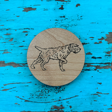 Load image into Gallery viewer, Wirehaired Pointing Griffon Coaster Set
