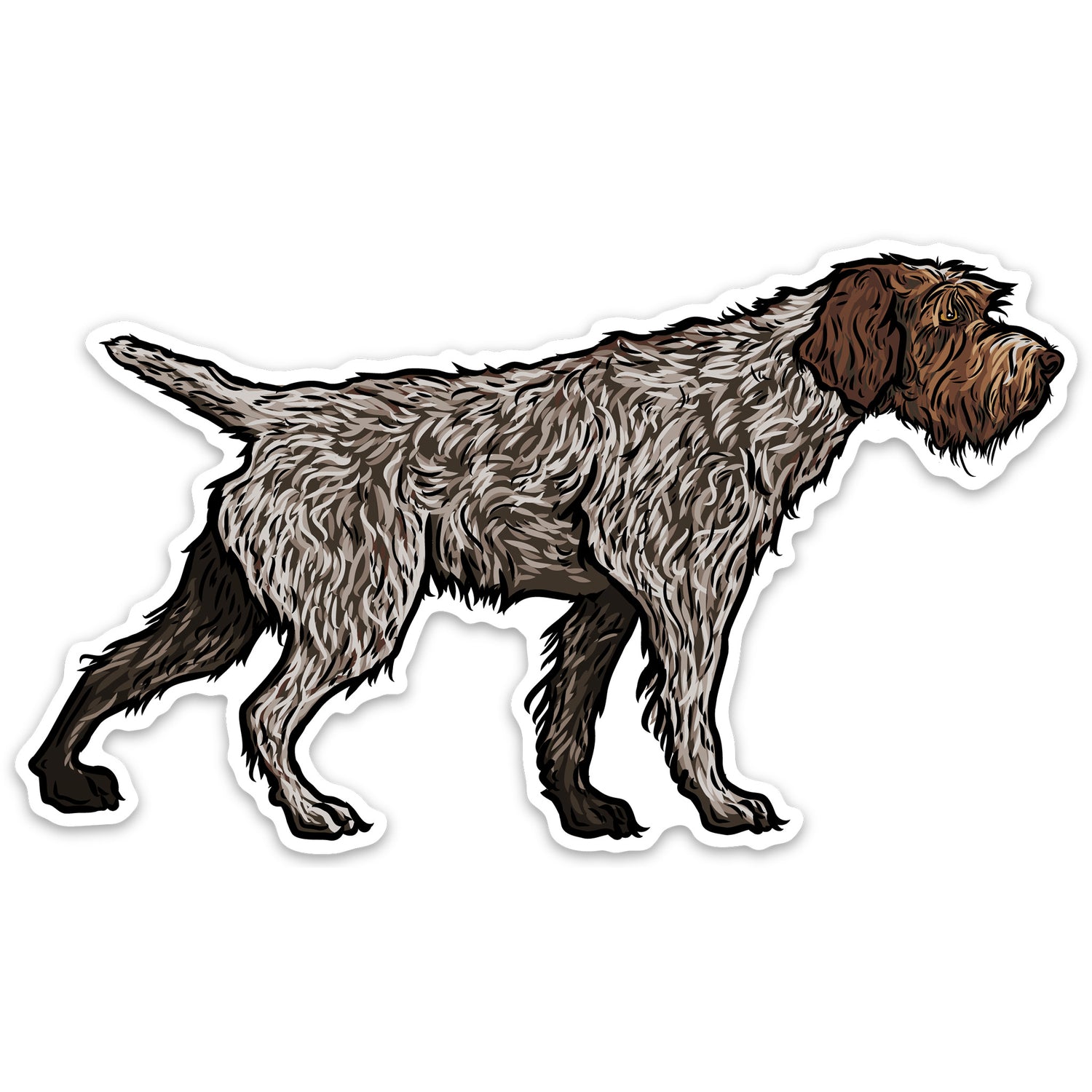Wirehaired Pointing Griffon Decal Sticker