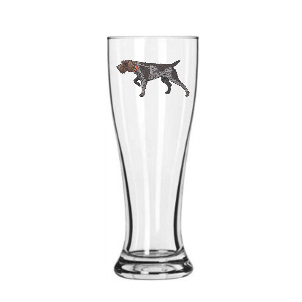 Wirehaired Pointing Griffon Pilsner Glass