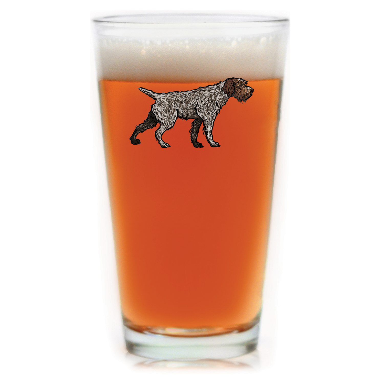 Wirehaired Pointing Griffon Pint Glass