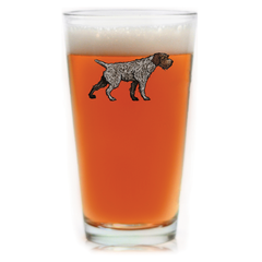 Wirehaired Pointing Griffon Pint Glass
