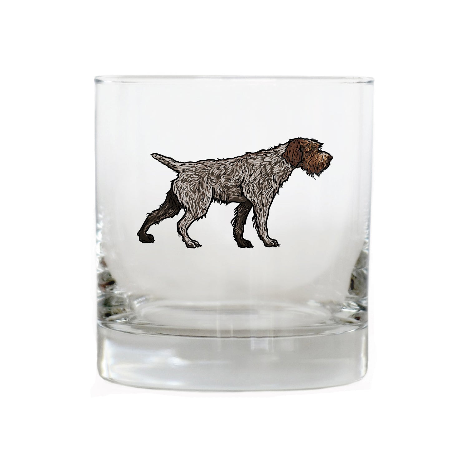 Wirehaired Pointing Griffon Whiskey Glass